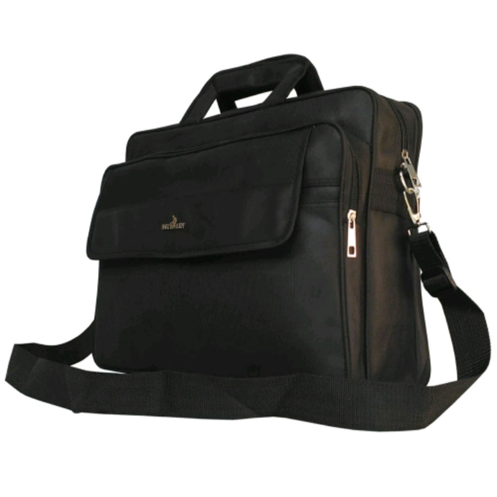 Sopee 11 BIG SALE!!! Polo Star Tas Kantor Laptop Tutup 2in1 Selempang Tenteng Multi Fungsi PL 2136 17 - Original Black