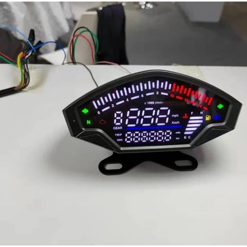 Spedometer gpx spedo gpx spido gpx full led lengkap soket dan sensor