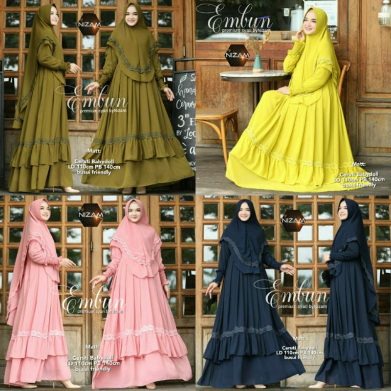 EMBUN SET SYARI BY NIZAM