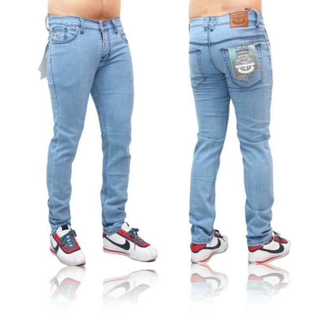 (PROMO BAYAR DI TEMPAT ) celana jeans pria original - celana pria - jeans slimfit pria - celana jean