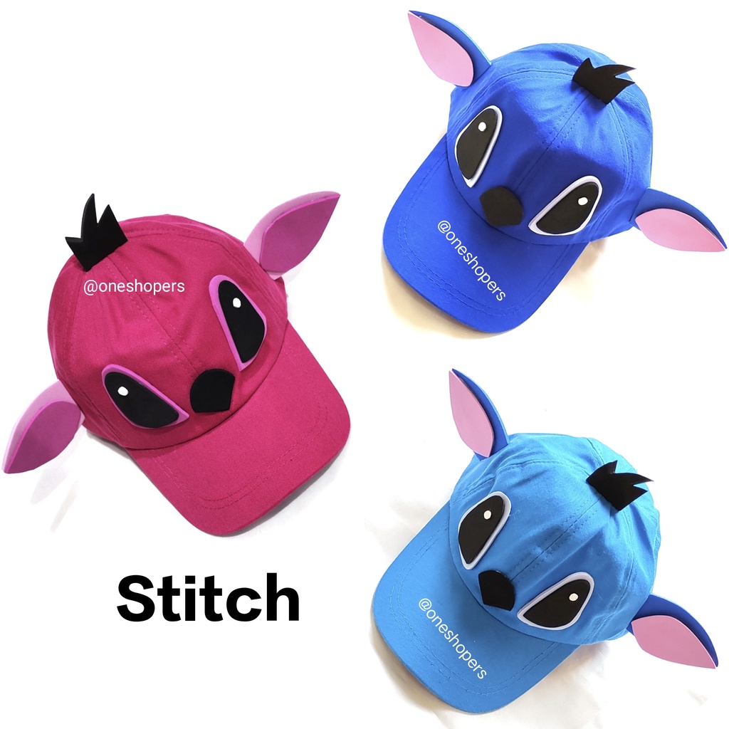 Topi Lilo Stitch/Topi Stitch Anak/Topi Anak Karakter
