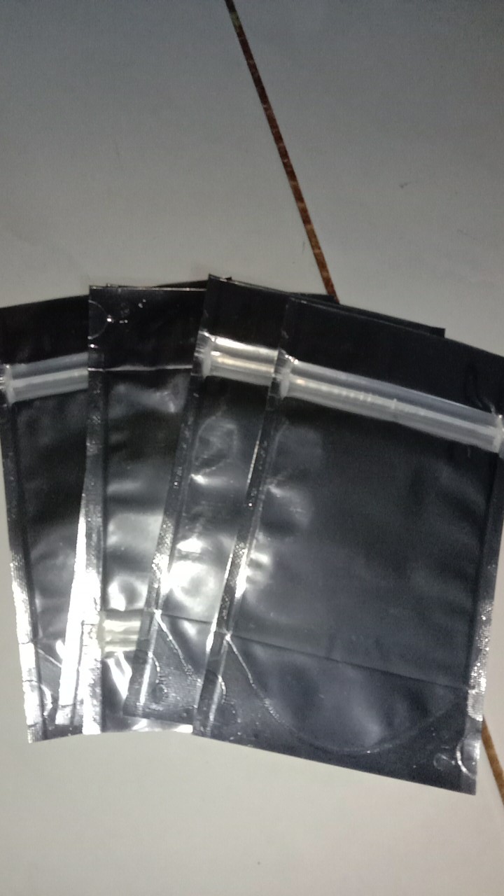 9x15 Cm Standing Pouch Transmetz Aluminium Full Foil Doff Bening +plastik Klip Ziplock/kemasan Snack