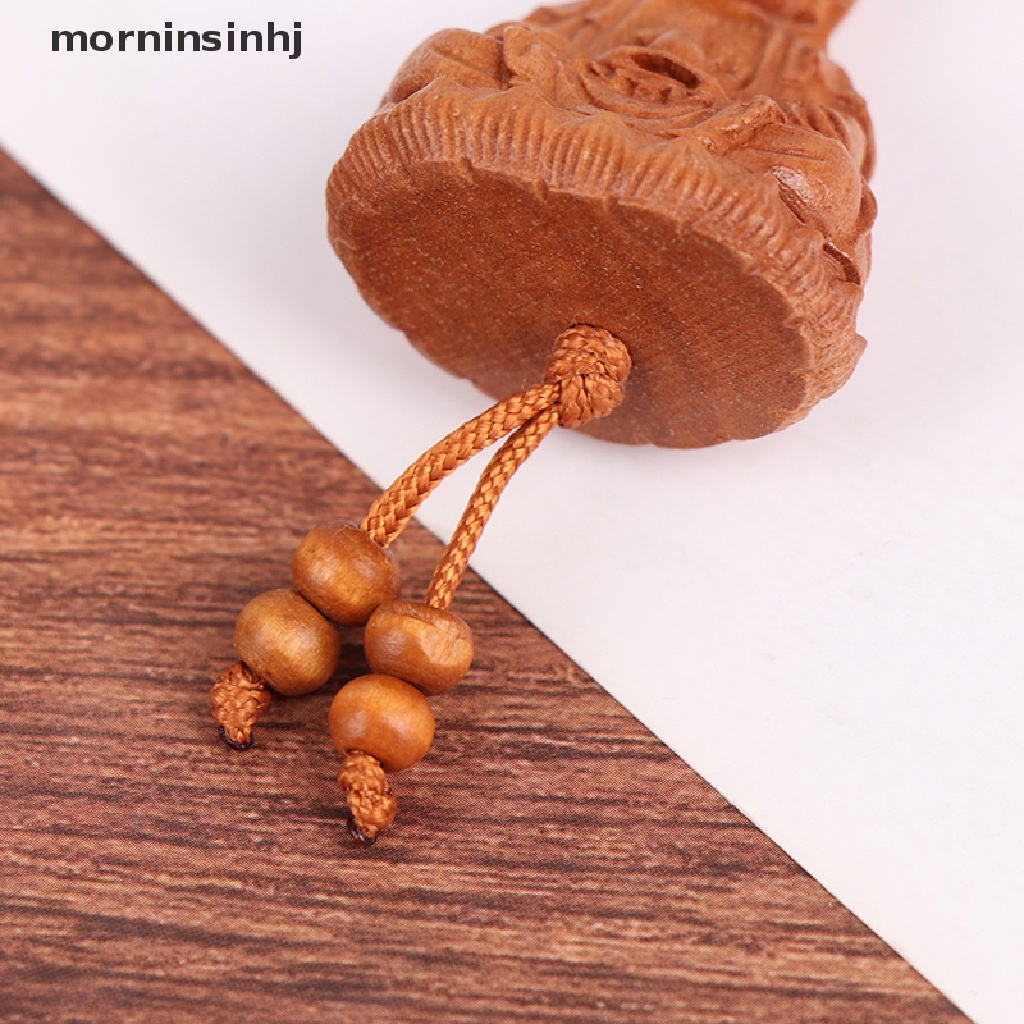 Kunci Desain Ukiran Buddha Mornin Realistis Bahan Kayu Mahoni