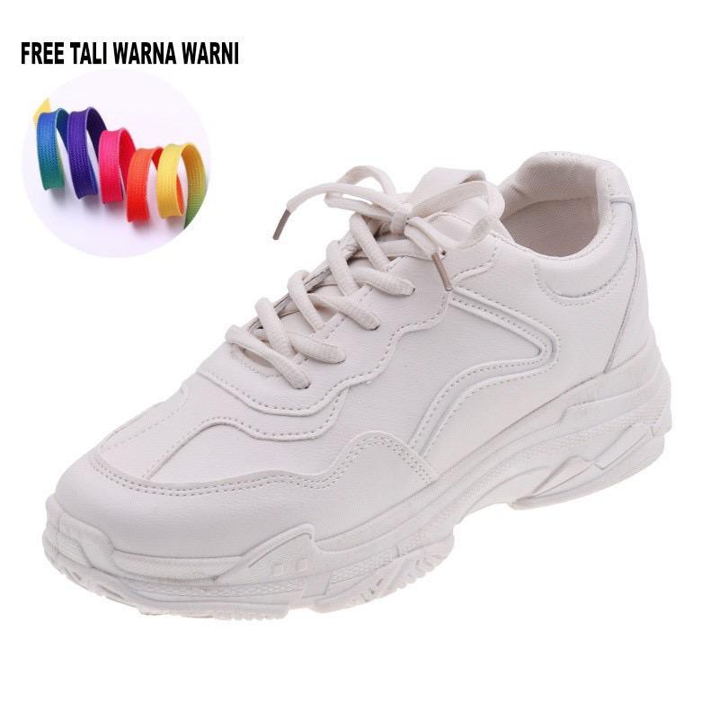 Sepatu Sneakers Wanita Rainbow Sepatu olahraga Perempuan versi Korea SP-026