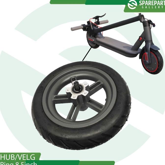 Hub / Velg dan ban 8.5inch 8.5x2.0 skuter otoped ring8.5inch