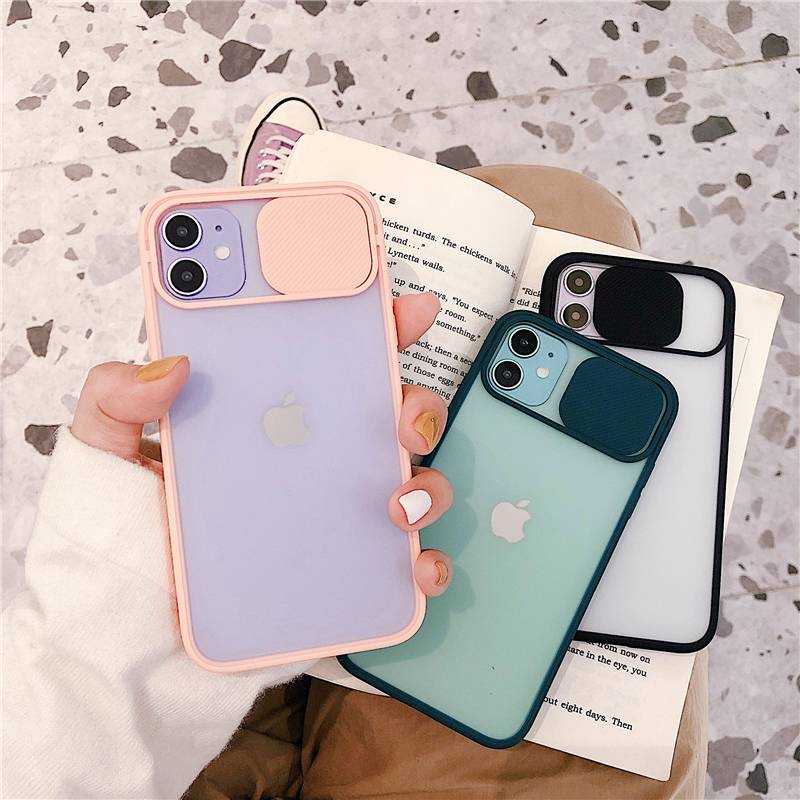 Soft Case Hp Warna Permen Bahan Akrilik Untuk Iphone 12pro / Max / Xr / Xs Max / 6 / 7 / 8plus