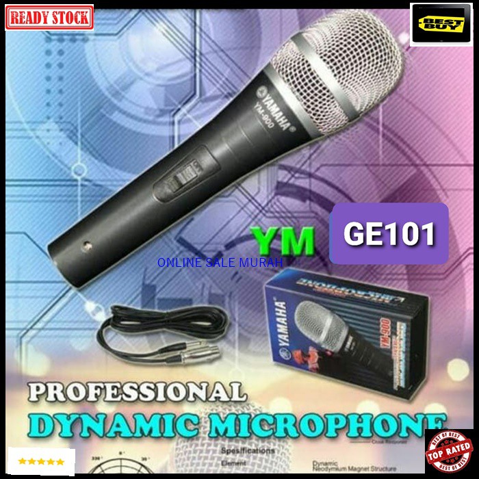 G101 Yamaha mic kabel mik cable microphone mikrophone legendary dynamic karaoke vocal vokal audio sound system sistem pengeras suara pro profesional legendaris dinamic G101   BISA SEGALA JENIS ALAT AUDIO  GK PAKE BATERAI LANGSUNG NYALA  Mic / Mikropon / M