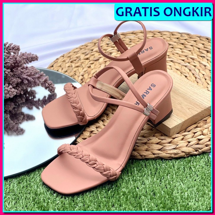 High Heels Wanita Terbaru 2021 Premium Remaja Pesta Pernikahan Sepatu Hak Sarmer - Margareth Heels P