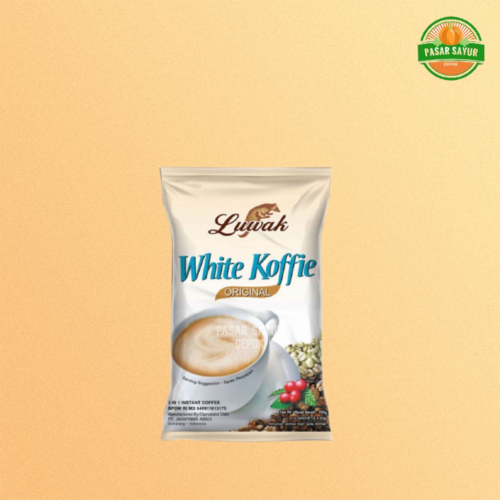 

Kopi luwak white koffie isi 10 sachet