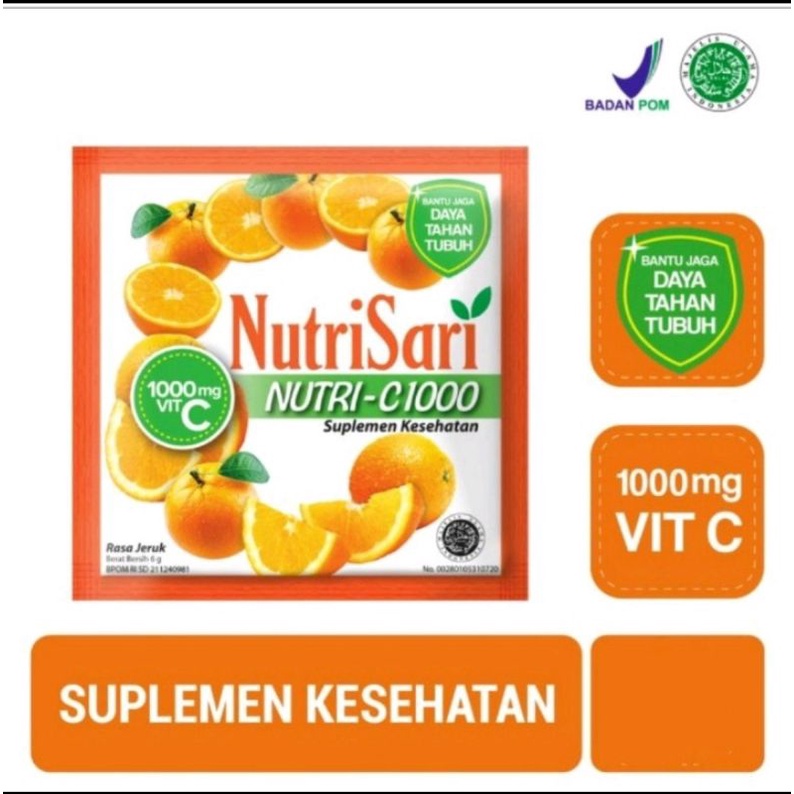 Nutrisari Aneka Rasa 1 Renceng / Renteng / 10 sachet milky orange jeruk peras coco pandan jeruk maroko peras mangga semangka nanas anggur florida orange