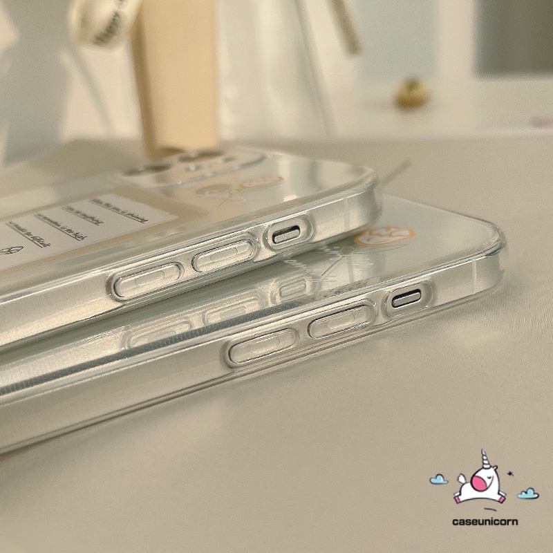 IPHONE Floral Summer Case Kompatibel Untuk Iphone6 6s 7 8 Plus 14 11 12 13 Pro MAX X XR XS MAX SE 2020bunga Segar Memo Transparan Bening Lembut TPU Back Cover Flower Casing