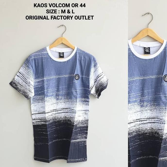 Barang Bagus kaos pria murah, KAOS VOLCOM OR 44 ORIGINAL FACTORY IMPORT KAOS PRIA KAOS SURF PROMO