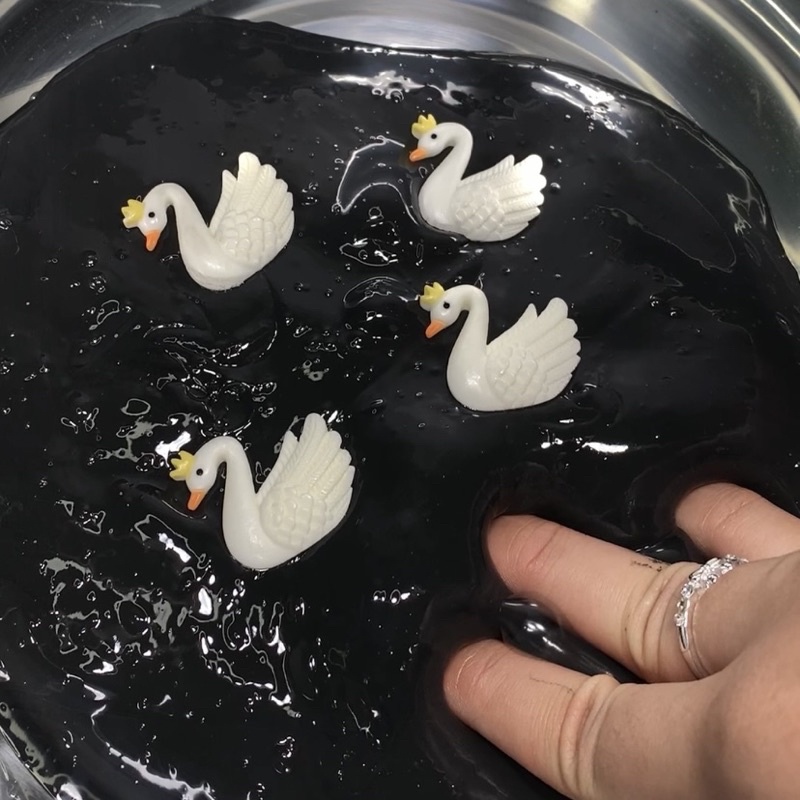 BTS black swan slime+polaroid BTS