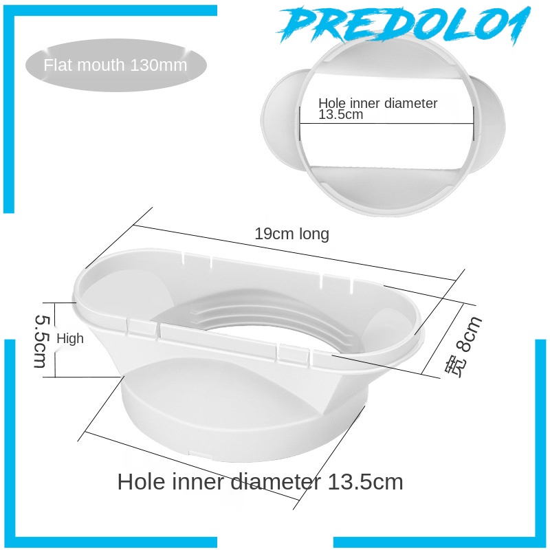 (Predolo1) Panel Segel Jendela Ac Portable Ukuran 43-140cm