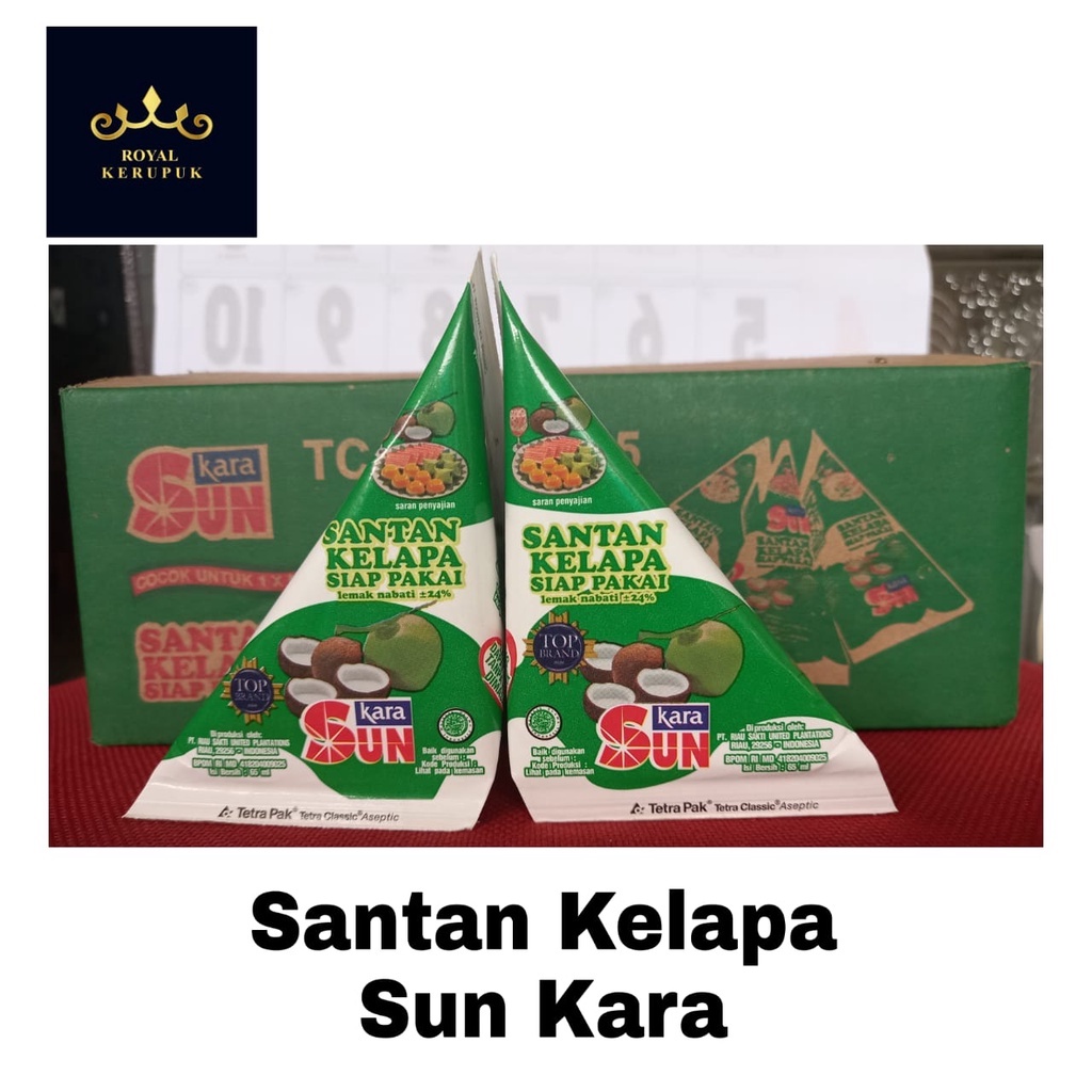 

Sun Kara Santan Kelapa/ Santan Kara Kerucut 65ml