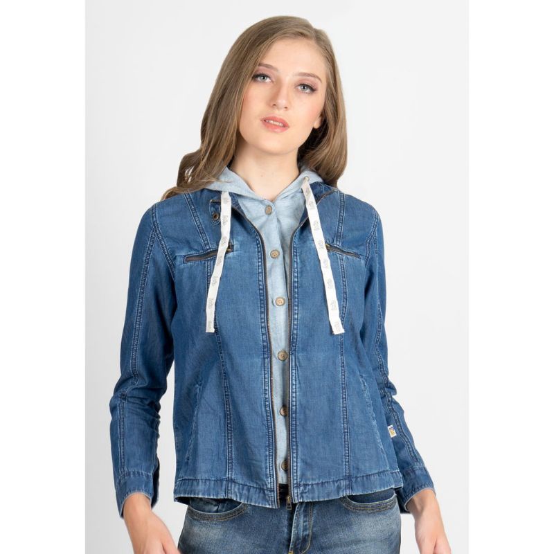 Jaket Hoodie Wanita Original Lois WJF141