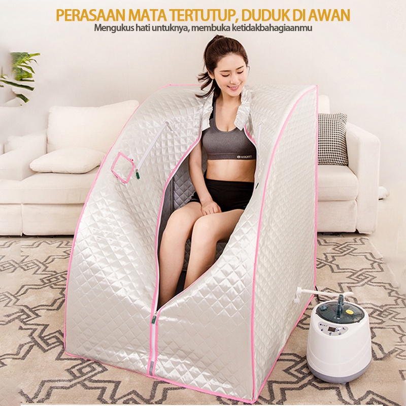 kotak sauna / Portable Steam Sauna Alat Pelangsing Tubuh / Alat Spa /Alat Mandi Uap