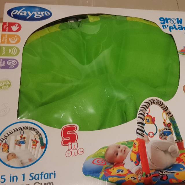 Playgro 5 in 1 safari super gym preloved bekas