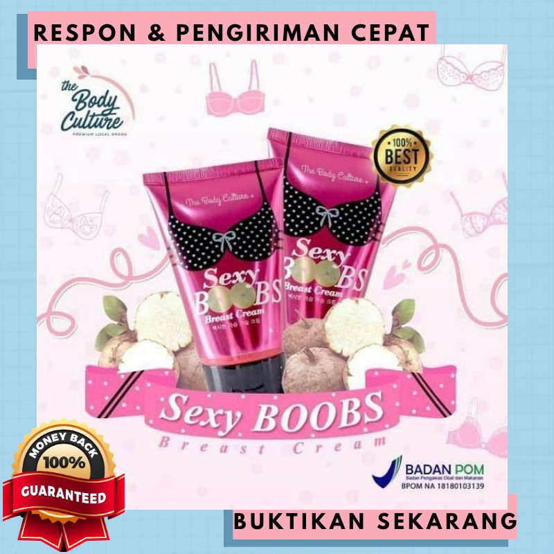 SEXY BOOBS by THE BODY CULTURE ORIGINAL BPOM CREAM PAYUDARA