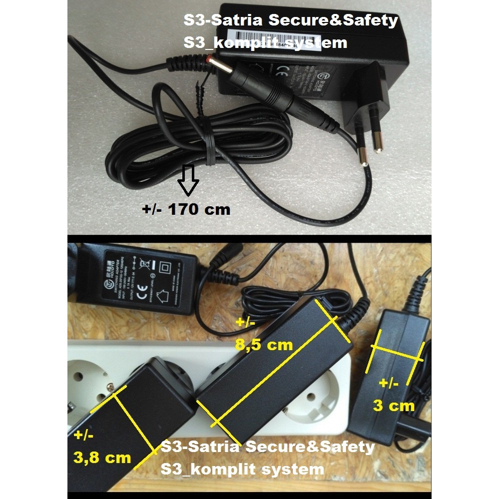Distributor Power Supply 12V 2A DC kecil 3.5x1.35mm Adaptor 12V-2A 3,5 x 1,35 mm SKS
