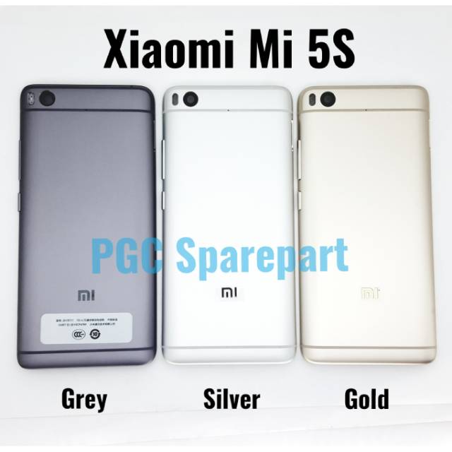 Original Backdoor Xiaomi Mi5S Mi 5S - Tutup Baterai Casing Belakang Backcase Back Cover Door Housing