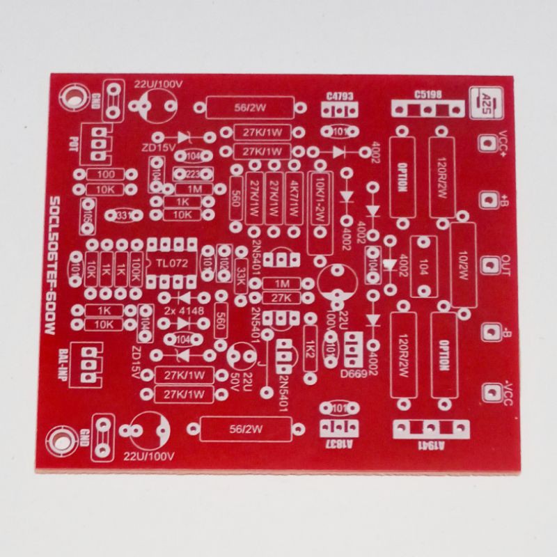 PCB SOCL 506 TEF Plus Input Balance