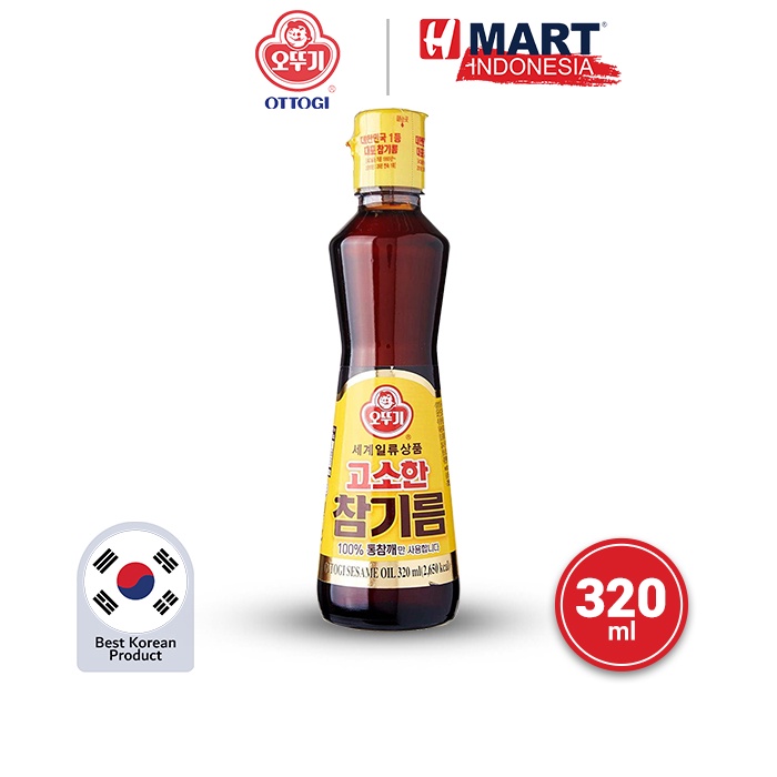 

Ottogi Sesame Oil - Minyak Wijen Dengan 100% Wijen Asli Korea 320ml