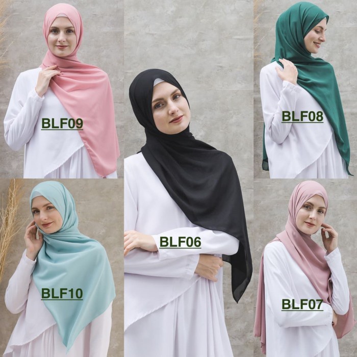 PASHMINA- PASHMINA CERUTI BABYDOLL PREMIUM ASLI 75CM X 180CM KERUDUNG PASMINA JI - BLF02 -PASHMINA.