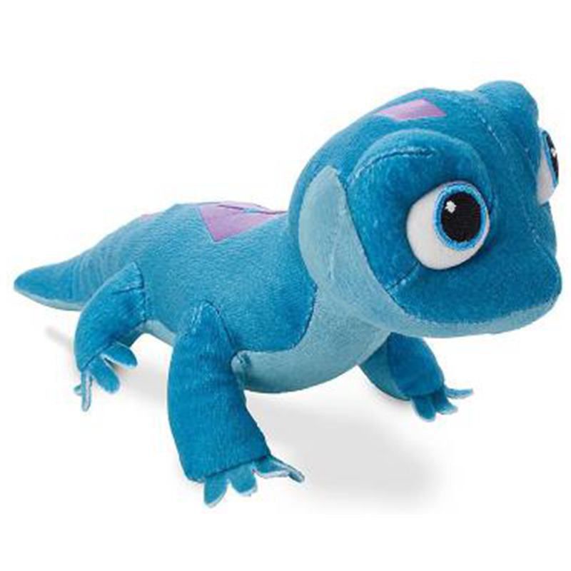 25cm Boneka Frozen 2 Plush Doll Toy Fire Spirit Salamander Blue lizard Stuffed Birthday Gift Mainan