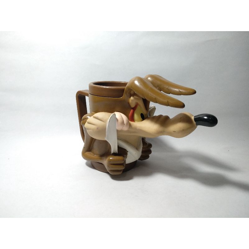 Mug Gelas Tempat Minum Will Coyote Wolf Serigala Jadul Vintage Rare Classic Antique Retro Antik Klas