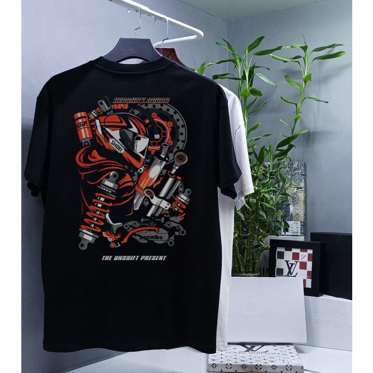 T-shirt Anime Hitam Pria Wanita tshirt t shirt