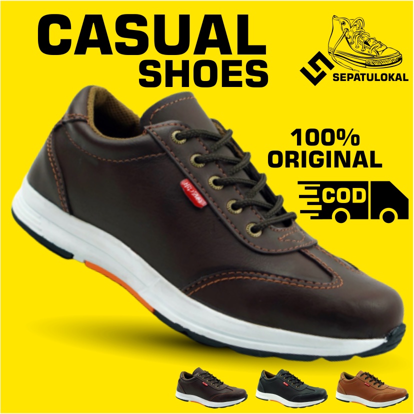 Sepatu Pria Cats Sneakers Casual Running Spatu Kerja Sneaker Kasual Kets Pria Original Kekinian