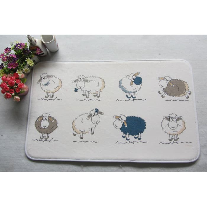 Sale Beli 1 Gratis 1 Toala Keset Ruangan Kids Character - Sheeps Murah Murah