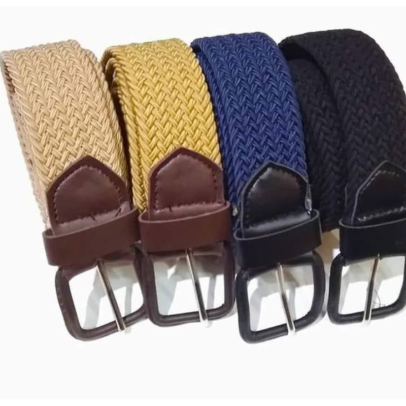 Ikat Pinggang Pria dan Wanita Karet Textan