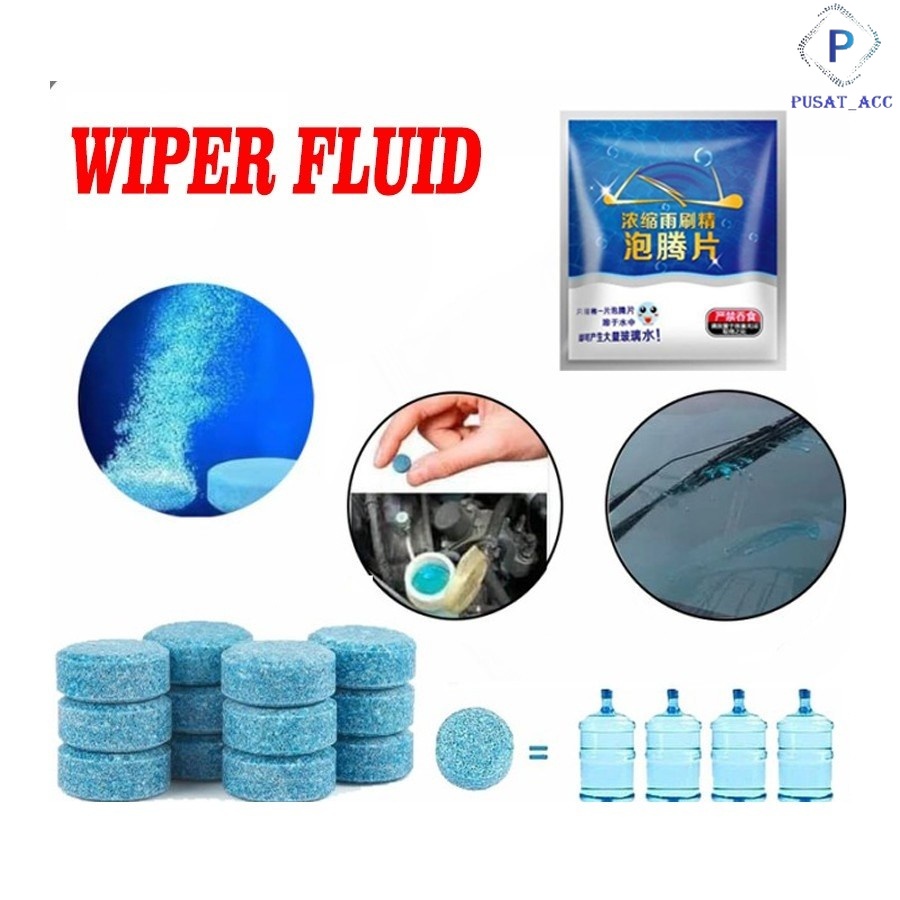 TW03- Sabun Pembersih Kaca Mobil Wiper Fluid Tablet Windscreen Glass Cleaner