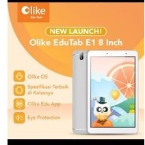 Olike Edu Tab E1 8 Inch anti gores layar 9h nano semi kaca