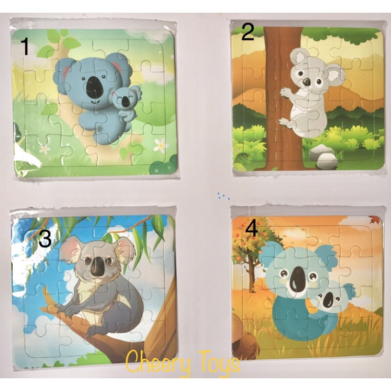 Mainan Anak Edukasi Puzzle Binatang