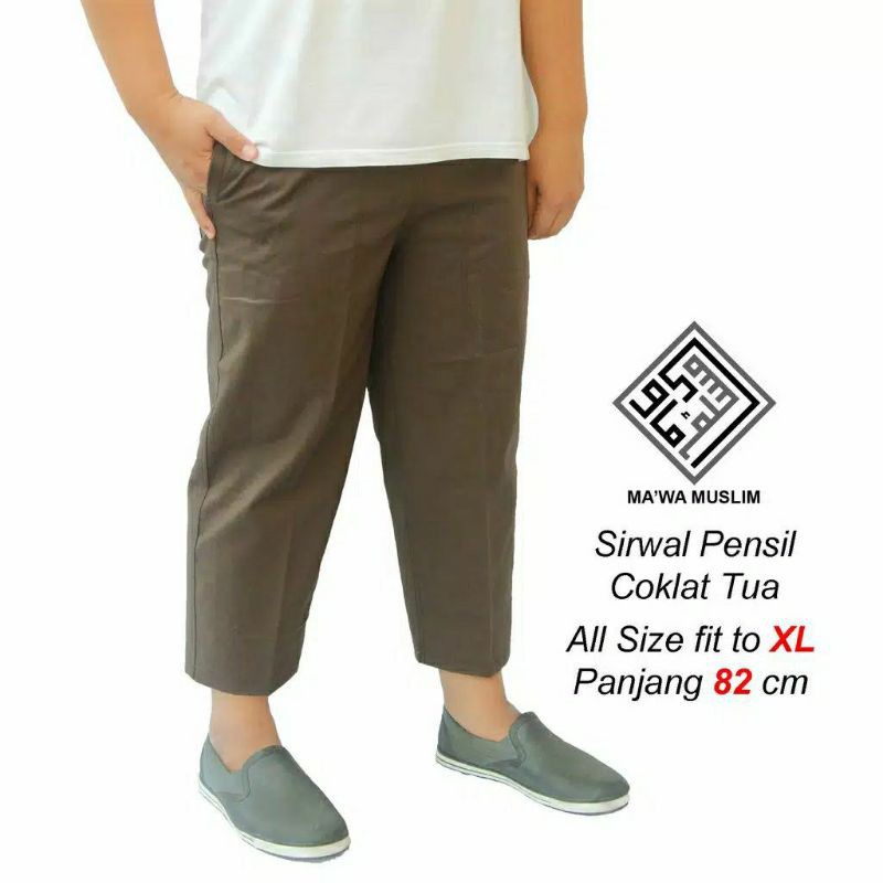 Celana Sirwal pensil XL Celana Cingkrang size XL | Celana Panjang pria dewasa laki-laki