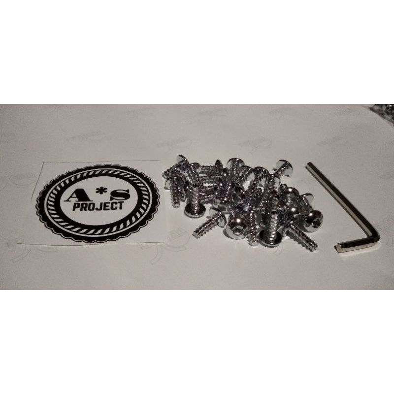 Baut body set SKYWAVE (Nekel Crome) 34pcs