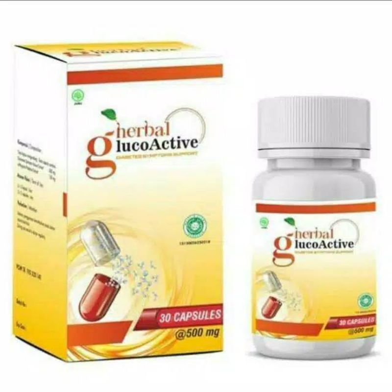 GLUCOACTIVE Obat Asli Herbal Gluco Active Original Obat Diabetes Kencing Manis