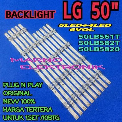 BL BACKLIGHT LED TV LG 50 INCH 50LB561T 50LB561 50LB582T 50LB582 50LB5820 50IN 50LB