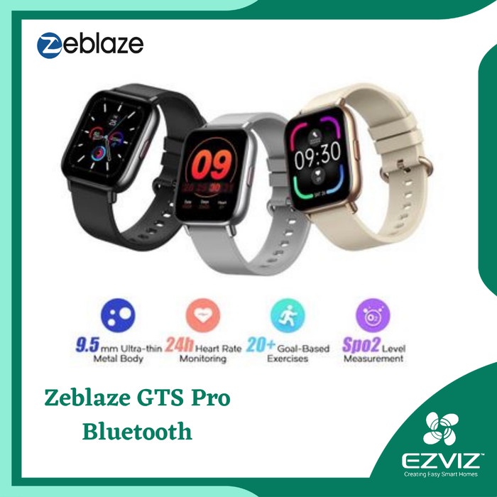 ZEBLAZE GTS PRO Bluetooth 5.0 Smartwatch IP67 SPo2 Sensor - Gold