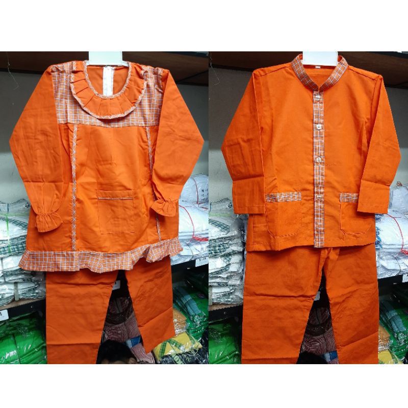 SERAGAM MUSLIM ANAK TK TPA / BAJU MUSLIM ANAK PEREMPUAN DAN LAKI-LAKI / BAJU MUSLIM ANAK TK TPA