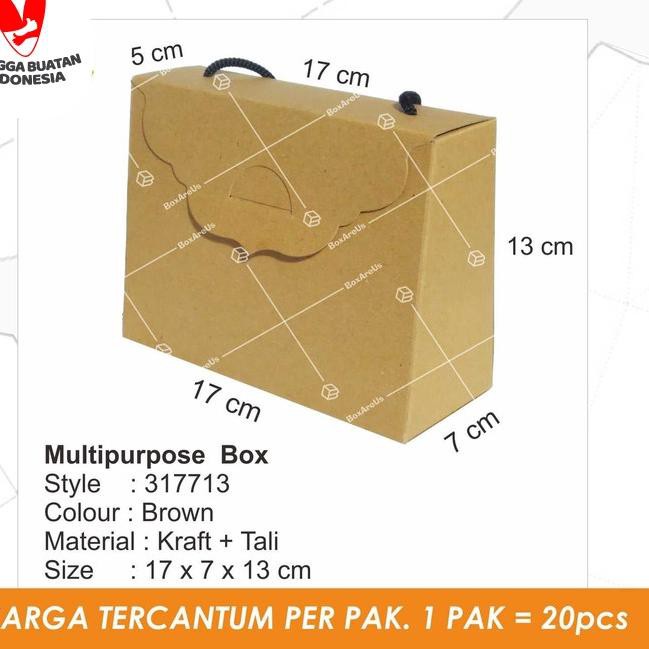 

bgs-064 # 317713- Gift Box, Kado, Souvenir, hijab box - Tali Coklat