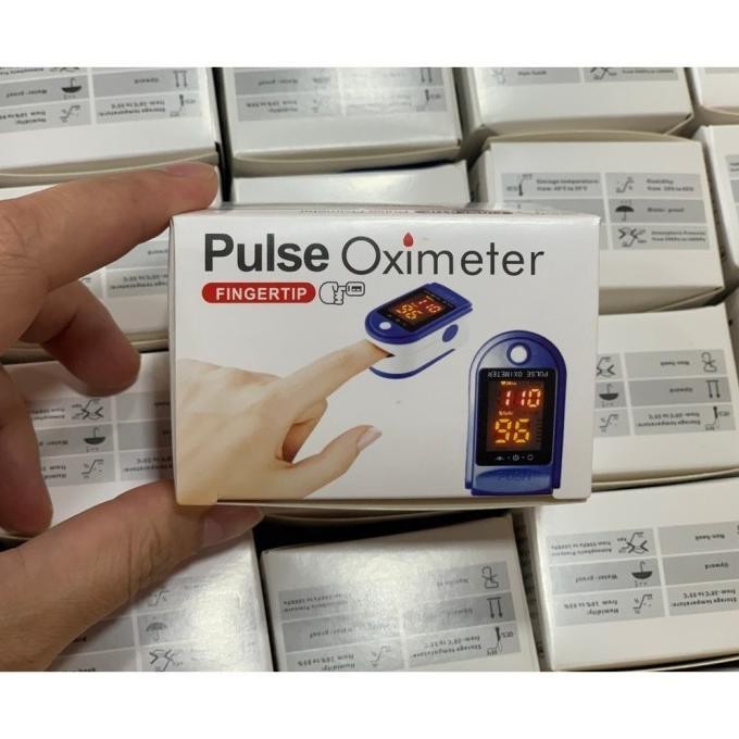 LK87 Pulse Oximeter Fingertip LK87 Led 4WARNA Oxymeter Saturasi Oksigen Darah