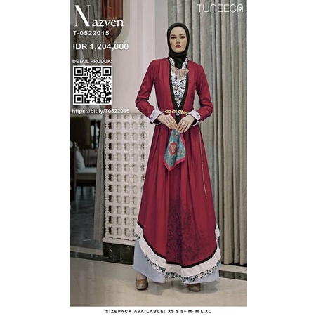 (Cicilan) Gamis Tuneeca Amina T-0522015 By Tuneeca Original