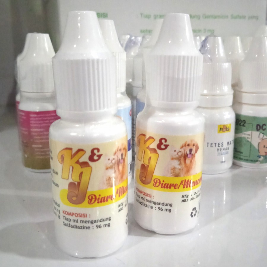 K&amp;J OBAT DIARE 10 ML OBAT DIARE/MENCRET KUCING DAN ANJING