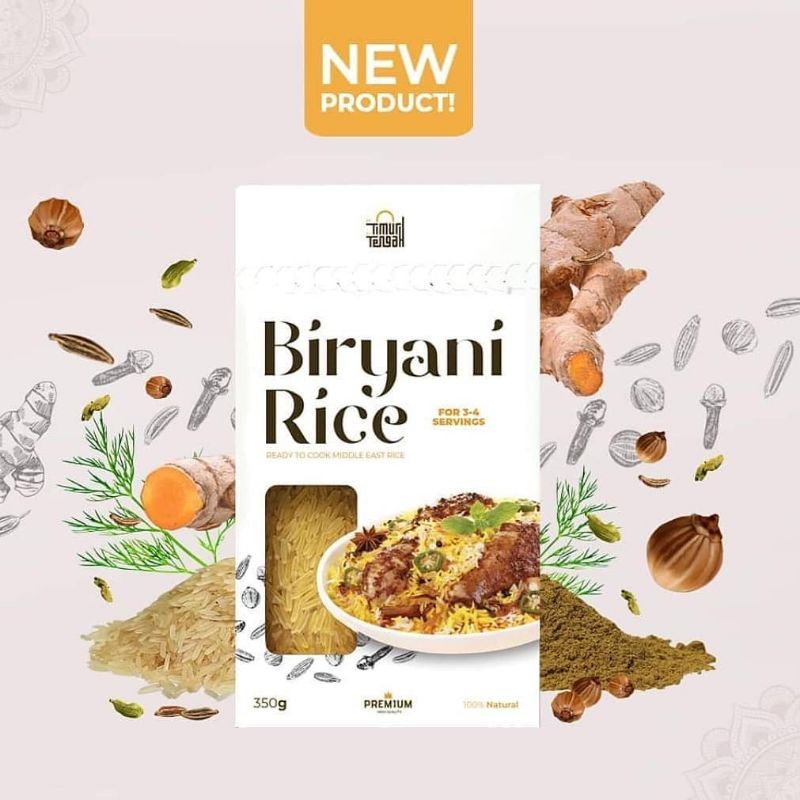 

Nasi Briyani Bumbu Khas Original Timur Tengah Beras Basmati Premium High Quality