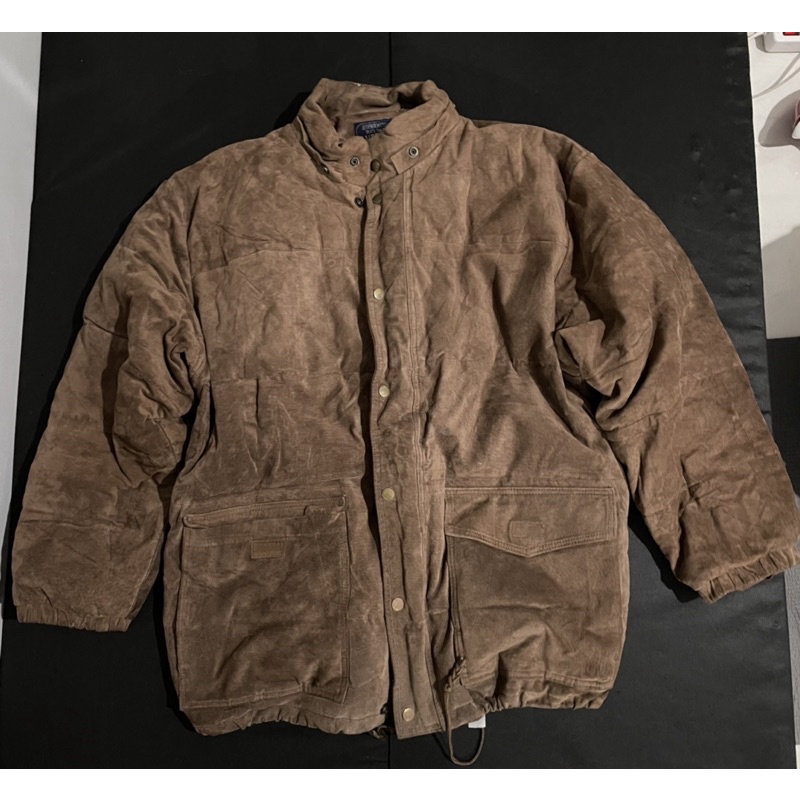 Preloved Jaket Suede Leather