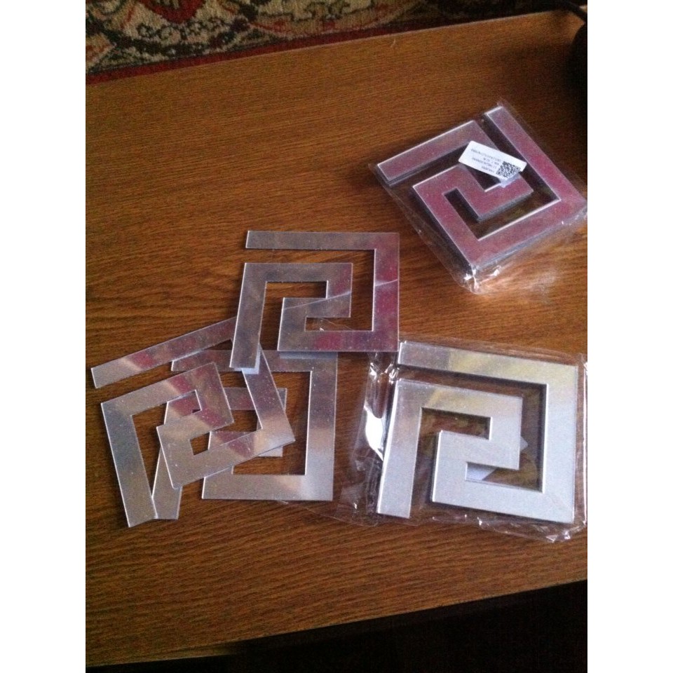 wall stiker mirror Puzzle Labyrinth labirin type A impor hiasan dinding cermin